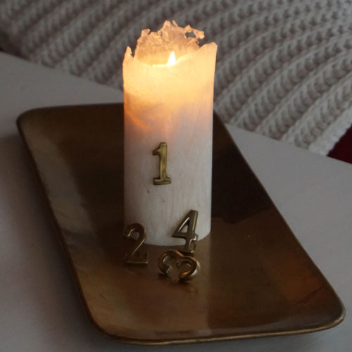 Adventssiffror med stift