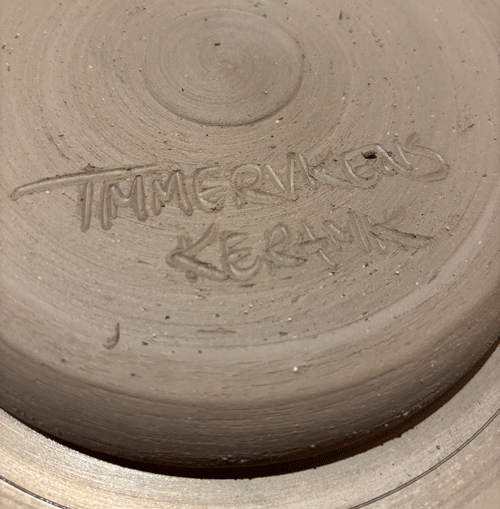 drejade Assietter timmervikens keramik