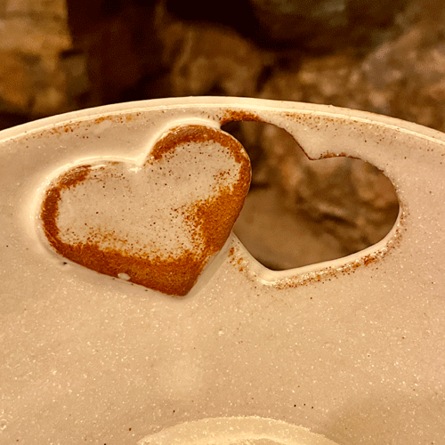 Alla hjärtans dag hjärtskål Timmervikens keramik